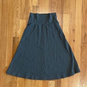 Urban Outfitters Grey/Green Flowy Skirt